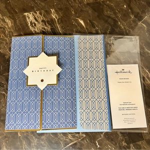 HALLMARK : Birthday Greeting Card ** 5 FOR $25 ** Luxe Jewel Accents